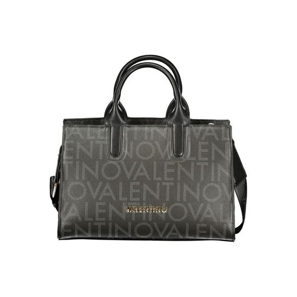 Mario Valentino Black Polyurethane Women Women's Handbag